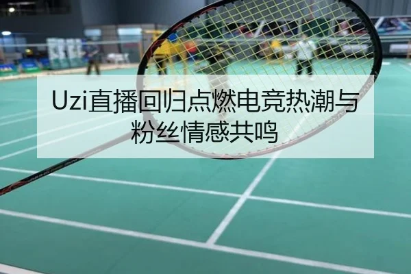 Uzi直播回归点燃电竞热潮与粉丝情感共鸣